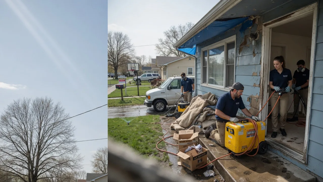 Basement Flood Cleanup in Knoxville, PA near me